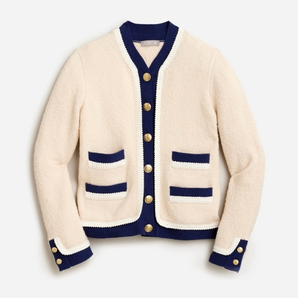 J Crew Boucle’ Lady Jacket XXL